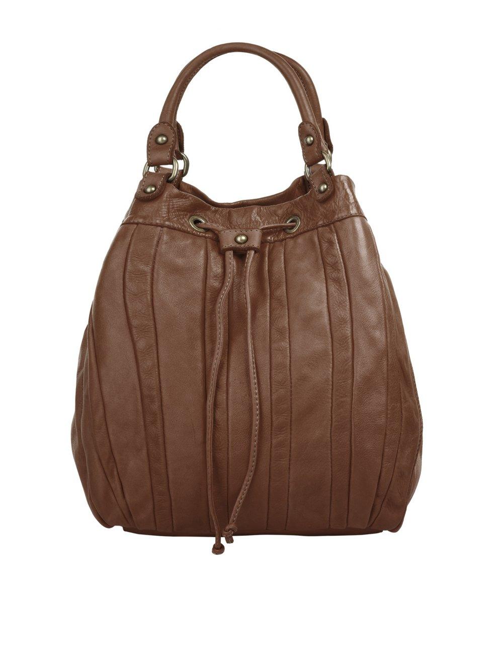 forty° Shopper Damen Leder, cognac von FORTY°