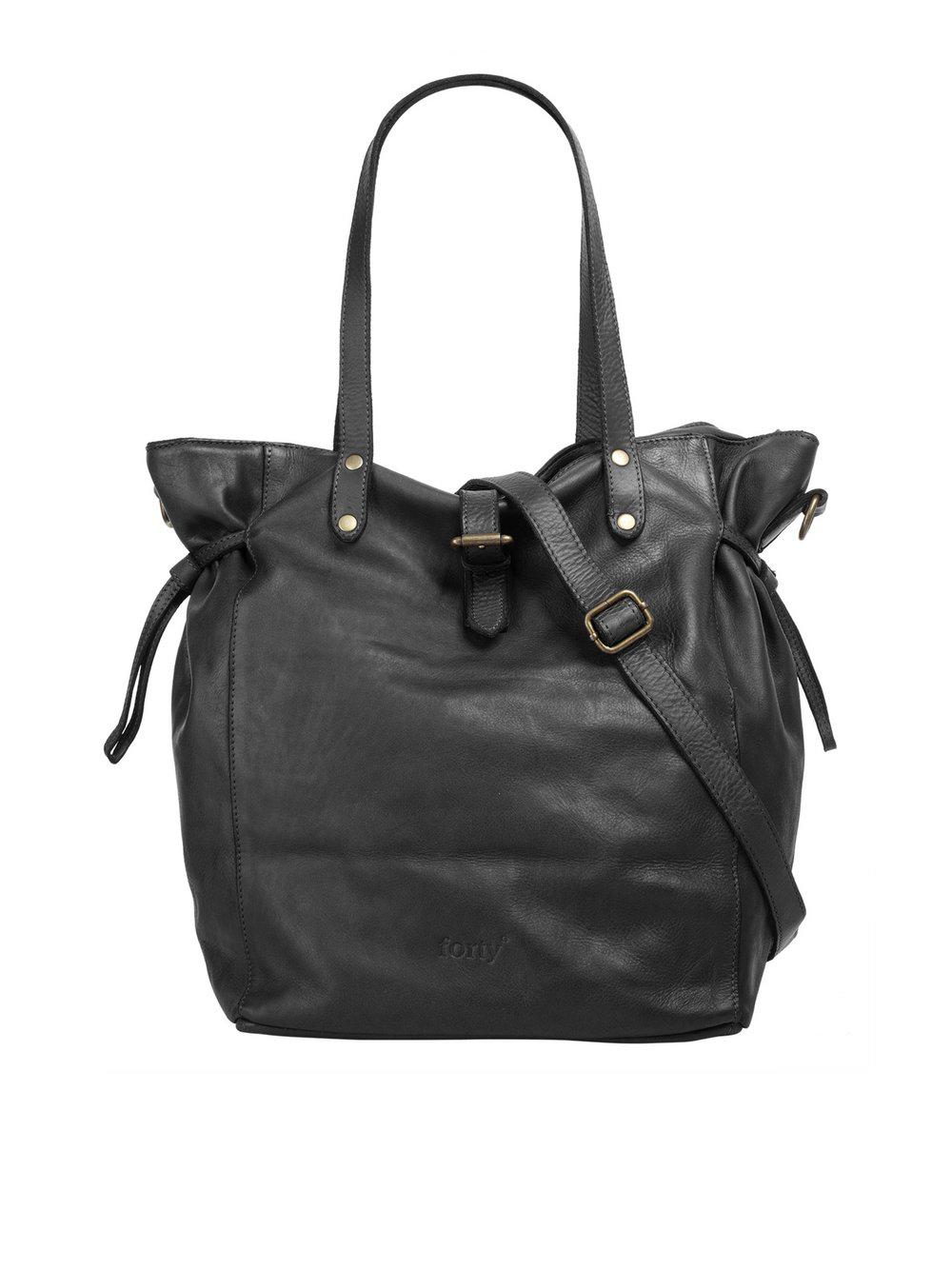 forty° Shopper Damen Leder, grau von FORTY°