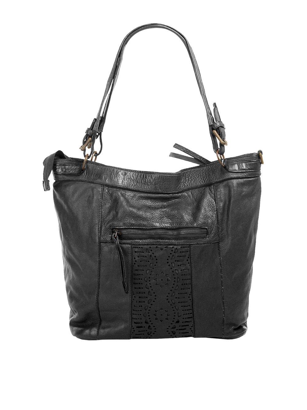 forty° Shopper Damen Leder, schwarz von FORTY°