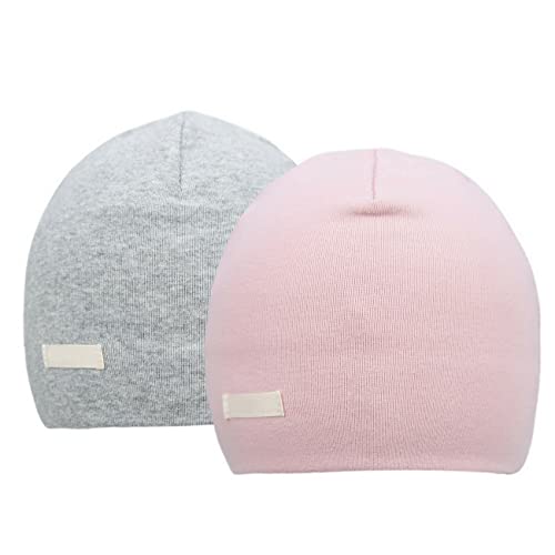 FORUHOO Mädchen Mütze Set mit Schal Kinder Beanie für Herbst Winter Baumwolle 2er(Z: Rosa,49-53) von FORUHOO