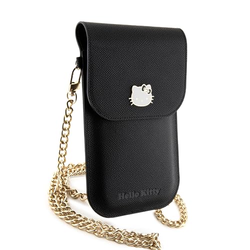 Hello Kitty Wallet Logo und universelle Metallkette, Schwarz, Schwarz, Casual Hello Kitty Wallet Logo und universelle Metallkette, Schwarz, Schwarz, Casual von FORWARD