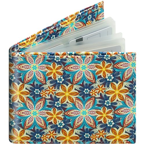 FORYEE Bifold Leder Geldbörse für Herren Damen, RFID Minimalistische Geldbörse mit 12 Kartenfächern und großem Bargeldfach, Multifunktionaler Kartenhalter mit oben offen, dünnes & stilvolles von FORYEE