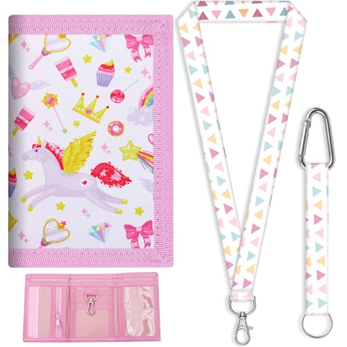 FOSDICK Brustbeutel Kinder, Niedlich Geldbeutel Kinder, Kindergeldbeutel mit Umhängeband, Rosa Portemonnaie Mädchen, Cartoon Geldbeutel Mädchen, Faltbare Geldbörse mädchen, kinderportmonee FOSDICK Brustbeutel Kinder, Niedlich Geldbeutel Kinder, Kindergeldbeutel mit Umhängeband, Rosa Portemonnaie Mädchen, Cartoon Geldbeutel Mädchen, Faltbare Geldbörse mädchen, kinderportmonee von FOSDICK