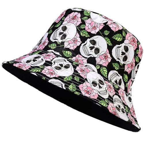 FOSDICK Fischerhut Bucket Hat Unisex Sonnenhut UV Schutz Anglerhut Freizeithut Sommermütze für Damen und Herren, Fischerhüte Sonnenschutz Sun Hat Herbst Camping Reisen Wandern von FOSDICK