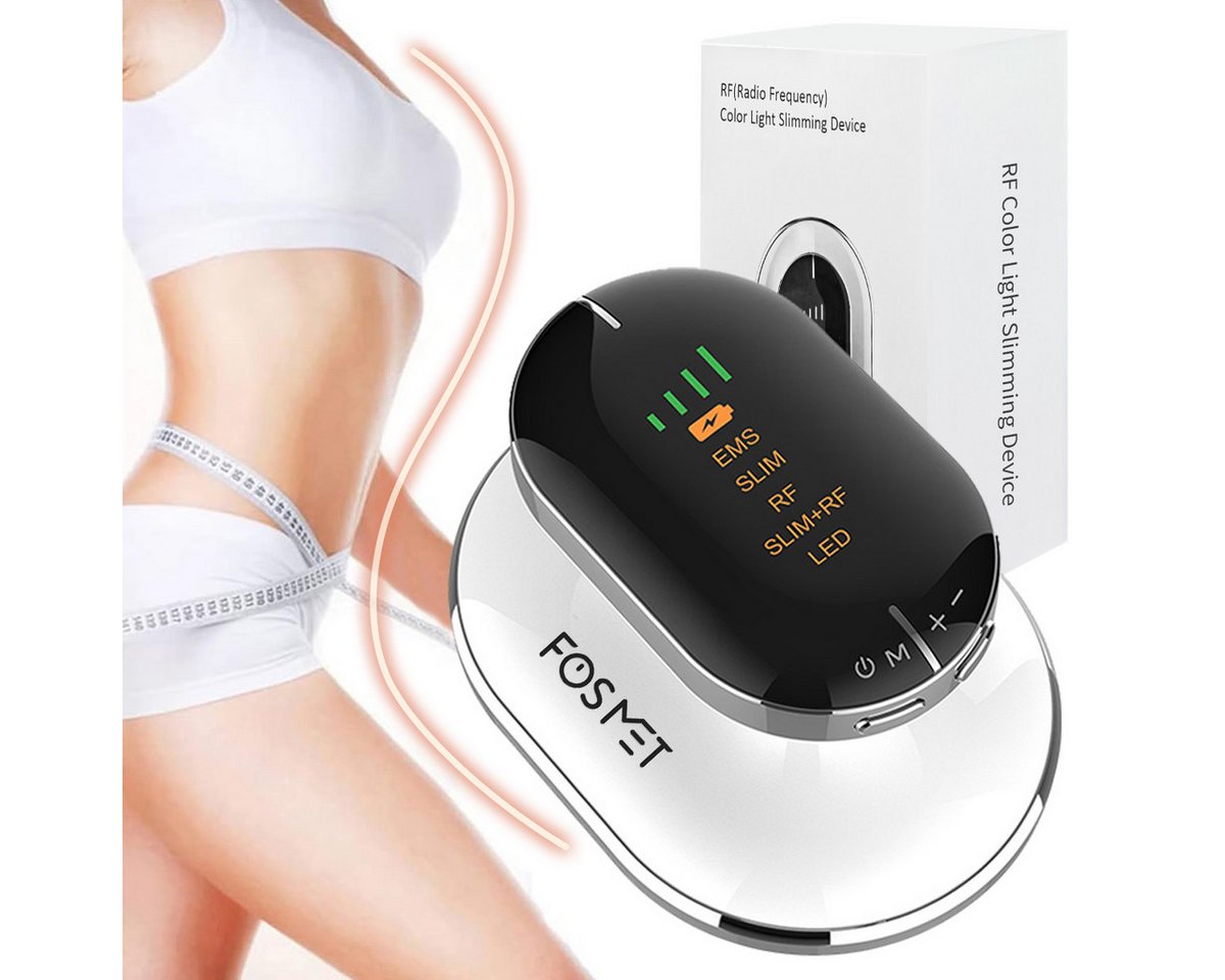 FOSMET Massagegerät EMS Anti-Cellulite Massagegerät mit RF & LED, Körperformung, Ultraschall Körpermassagegerät zur Straffung & Fettverbrennung FOSMET Massagegerät EMS Anti-Cellulite Massagegerät mit RF & LED, Körperformung, Ultraschall Körpermassagegerät zur Straffung & Fettverbrennung von FOSMET