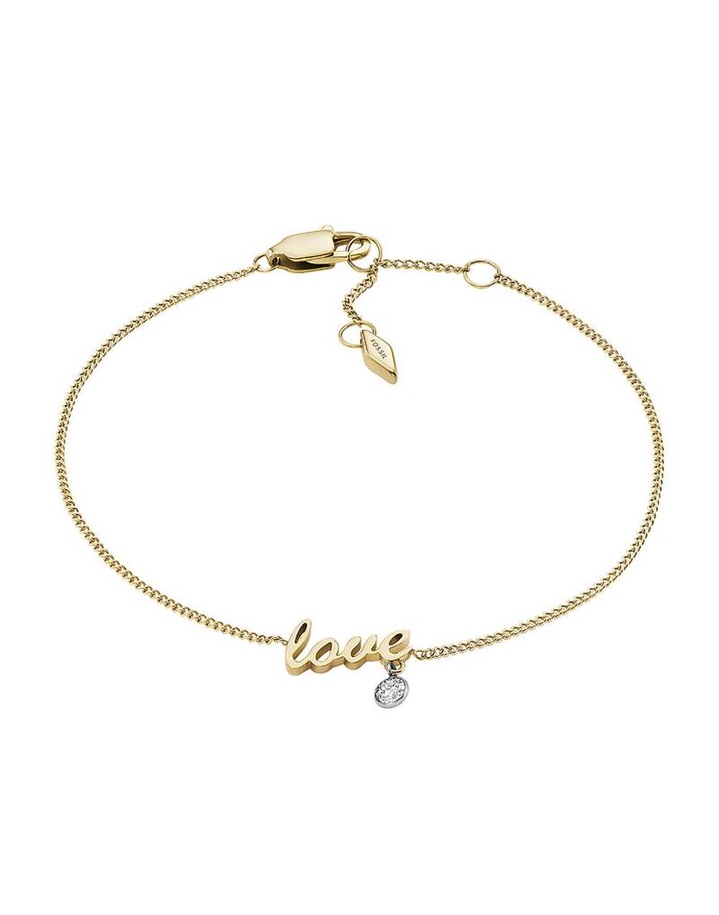 FOSSIL Armband Damen Gold von FOSSIL