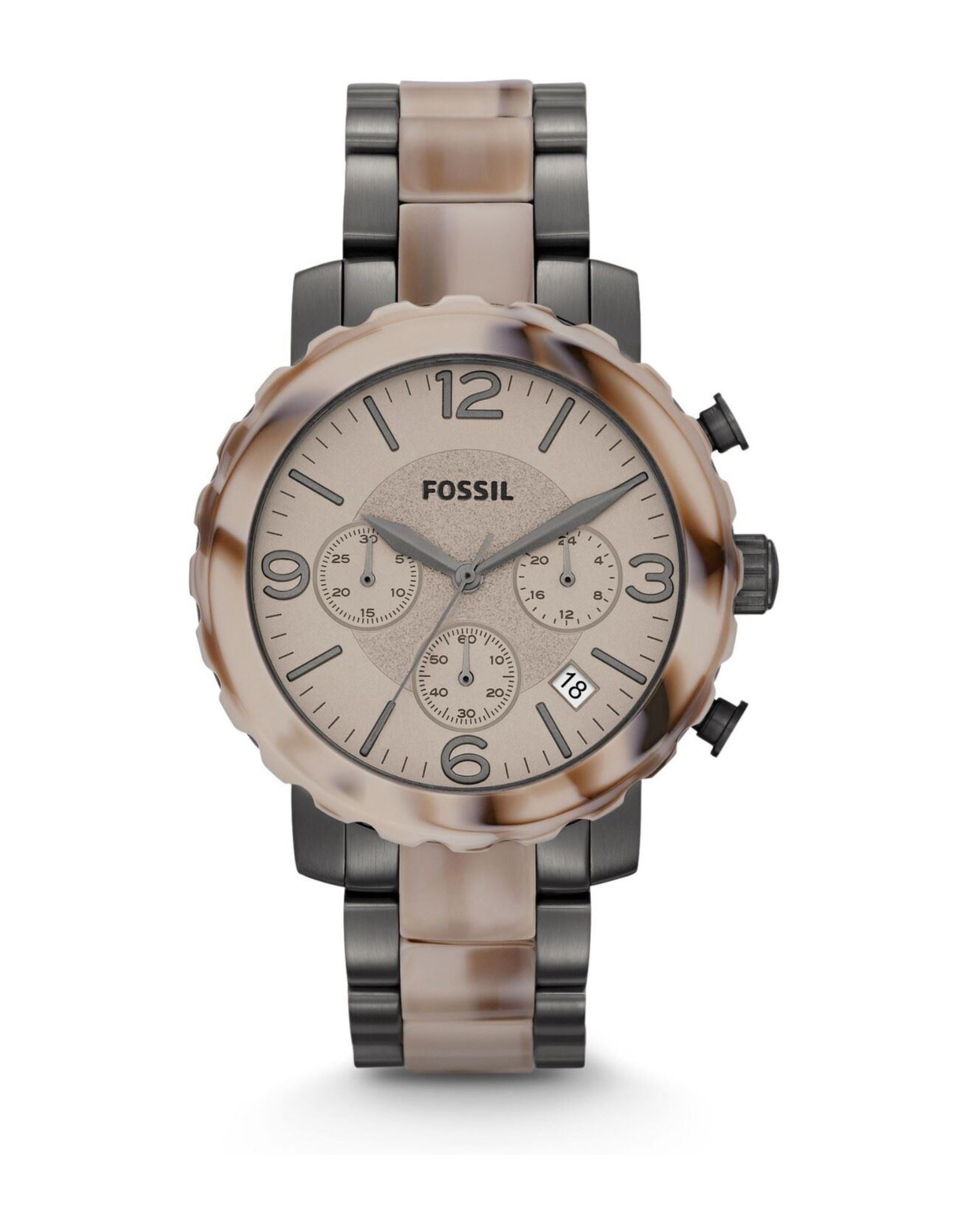 FOSSIL Armbanduhr Unisex Braun von FOSSIL