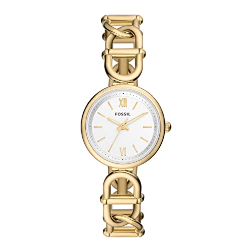 FOSSIL Damen Analog Quarz Uhr mit Edelstahl Armband ES5272 von FOSSIL