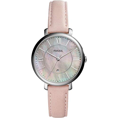 FOSSIL Damen Analog Quarz Uhr mit Leder Armband ES4151 von Fossil