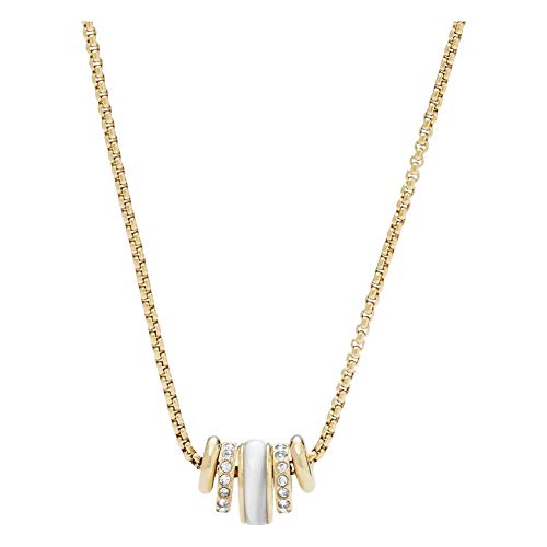 FOSSIL Damen-Kette ohne Anhänger Edelstahl Muschel JF02957710 von Fossil