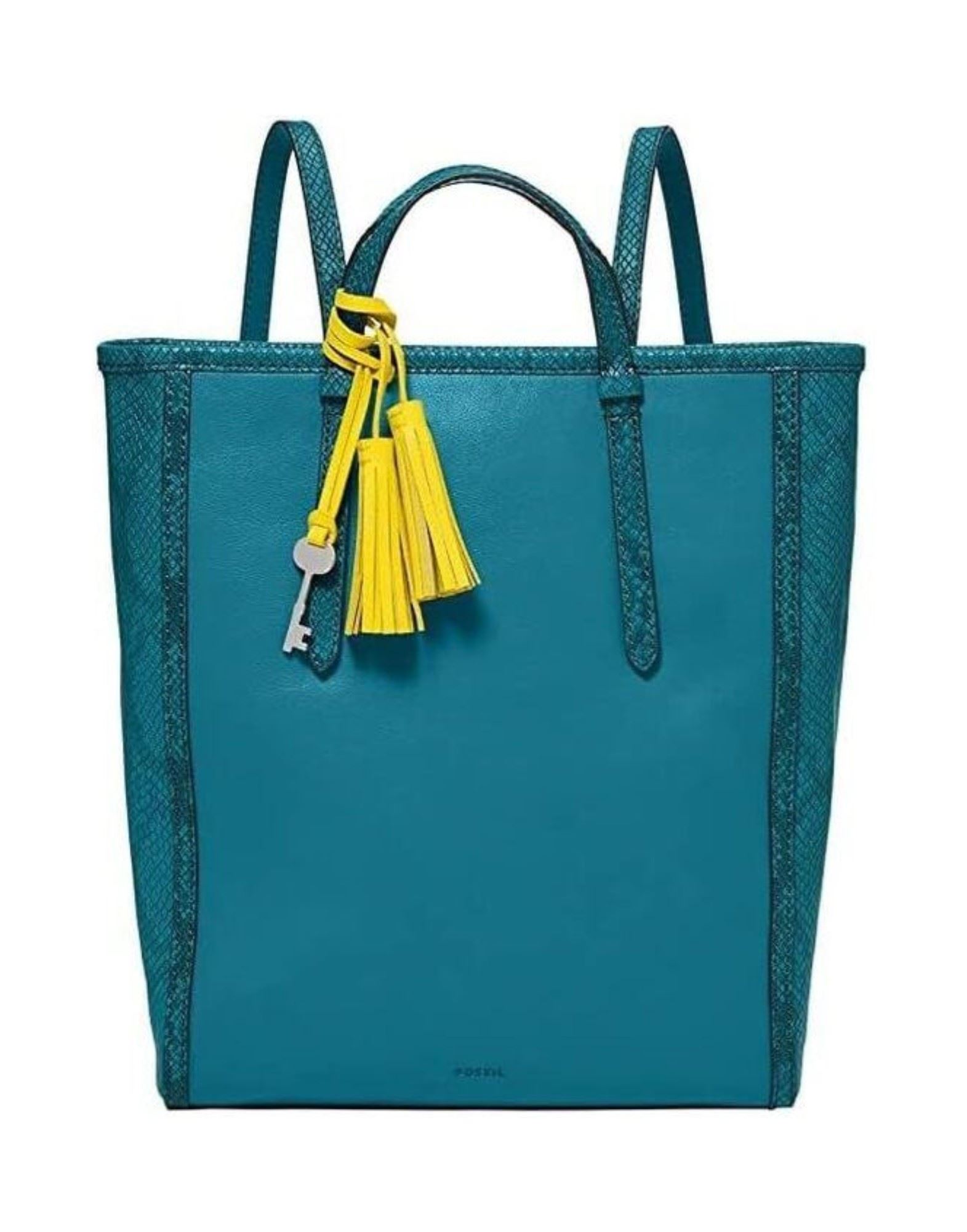 FOSSIL Schultertasche Damen Blau von FOSSIL