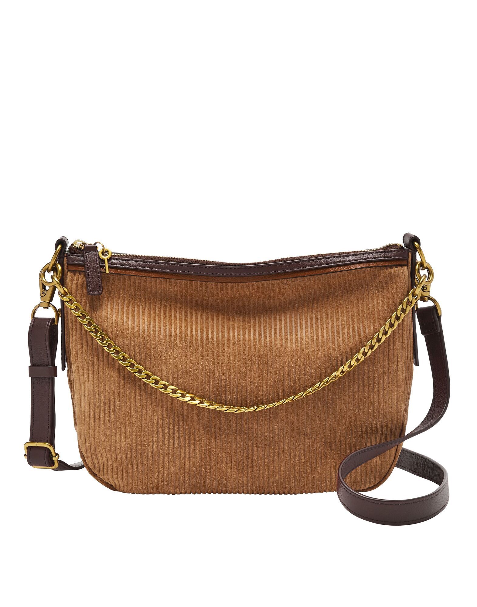 FOSSIL Schultertasche Damen Braun von FOSSIL