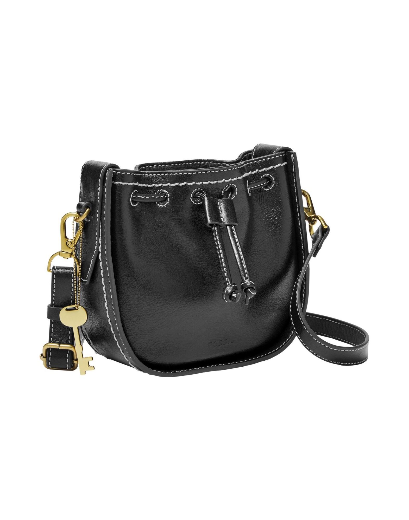 FOSSIL Schultertasche Damen Schwarz von FOSSIL