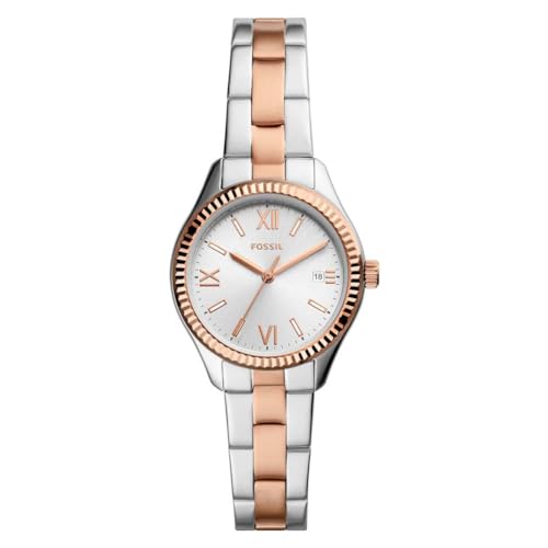 Fossil Damen Analog Quarz Uhr BQ3928 von FOSSIL