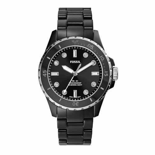 Fossil Damen Analog Quarz Uhr mit Keramik Armband CE1108 Fossil Damen Analog Quarz Uhr mit Keramik Armband CE1108 von FOSSIL