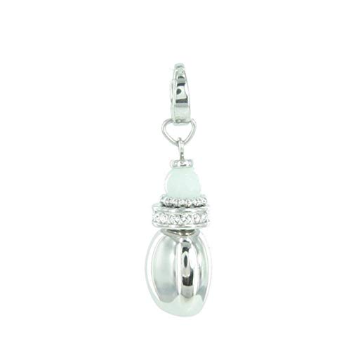 Fossil Damen-Anhänger Bead Edelstahl Amazonit Türkis JF85921040 von FOSSIL