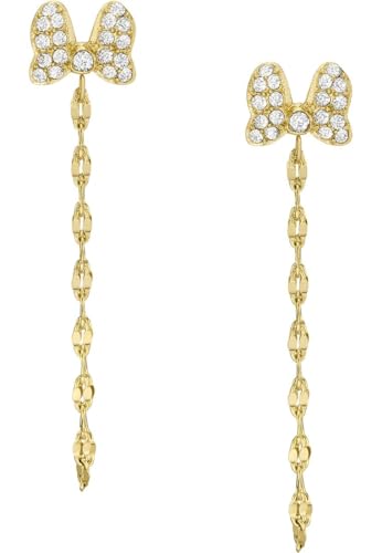 Fossil Damen-Ohrhänger Edelstahl Glasstein One Size 88865341 von Fossil