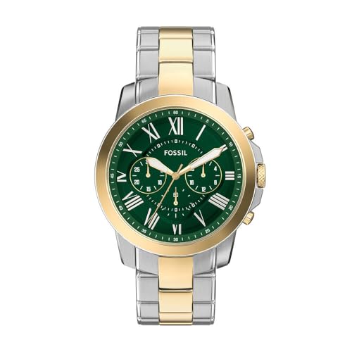 FOSSIL Herren Analog Quarz Uhr mit Edelstahl Armband FS6131 von FOSSIL