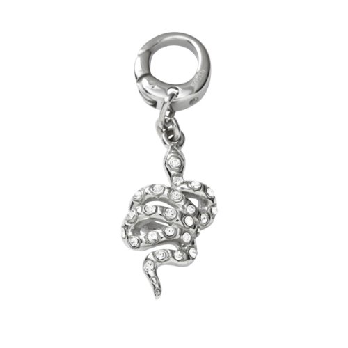 Fossil Jewelry Damen-Charm Edelstahl weiß JF00308040 von FOSSIL