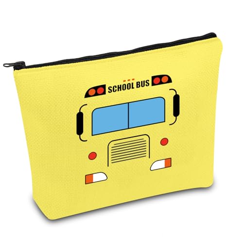 Busfahrer Kosmetiktasche Schulbus Fahrer Geschenk zurück in die Schule Geschenk für Busfahrer Schule Bus Fahrer Survival Kit, Ye-bus Großbritannien, TASCHE von FOTAP