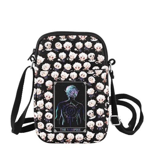 FOTAP BG3 Astarion Merch Astarion Vampire Inspired Crossbody Bag BG3 Gamer Geschenk Rollenspiel Thema Geschenk, The Vampire Cb UK, INCHES von FOTAP