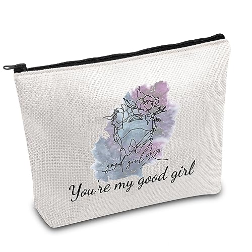 FOTAP Dark Romance Gift Good Girl Gift You're My Good Girl Makeup Bag Spicy Romance Reader Cosmetic Bag Smut Lover Zipper Pouch, GUTES MÄDCHEN von FOTAP