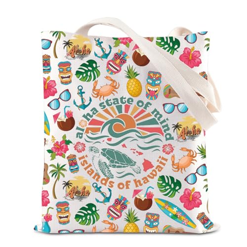 Hawaii-Reisetasche, Hawaii-Inseln, Reisegeschenk, Strand-Vibes, Handtasche, Luau, Urlaub, Schultertasche, Sommergeschenk (Of Mind T) von FOTAP