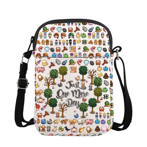 Valley Game Umhängetasche Pixel Huhn Liebhaber Messenger Bag Farming Country Adventure Gaming Geschenk für Videospielliebhaber, More Day Cb Uk2, INCHES von FOTAP