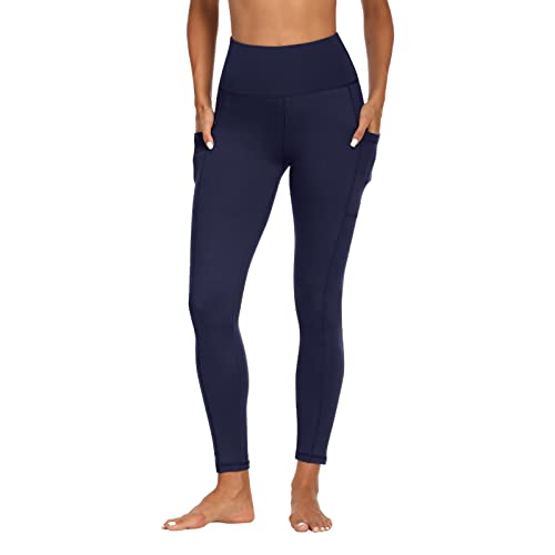 FOTOCITI Sport Leggings Damen mit Tasche High Waist Sportleggins Lang Blickdicht Sporthose Push Up Yogahose Bauchweg Laufhose Fitnesshose Hose von FOTOCITI