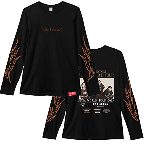 Suga Agust D Langarm Sweatshirt für Männer Frauen Mädchen Fans Black C-XXL Suga Agust D Langarm Sweatshirt für Männer Frauen Mädchen Fans Black C-XXL von FOTS