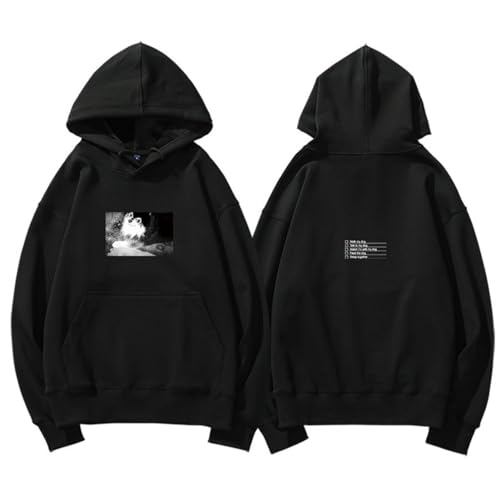 V Layover Merch Hoodie V Das gleiche Sweatshirt für Kim Tae Hyung -Fans Black A Thickened-M von FOTS