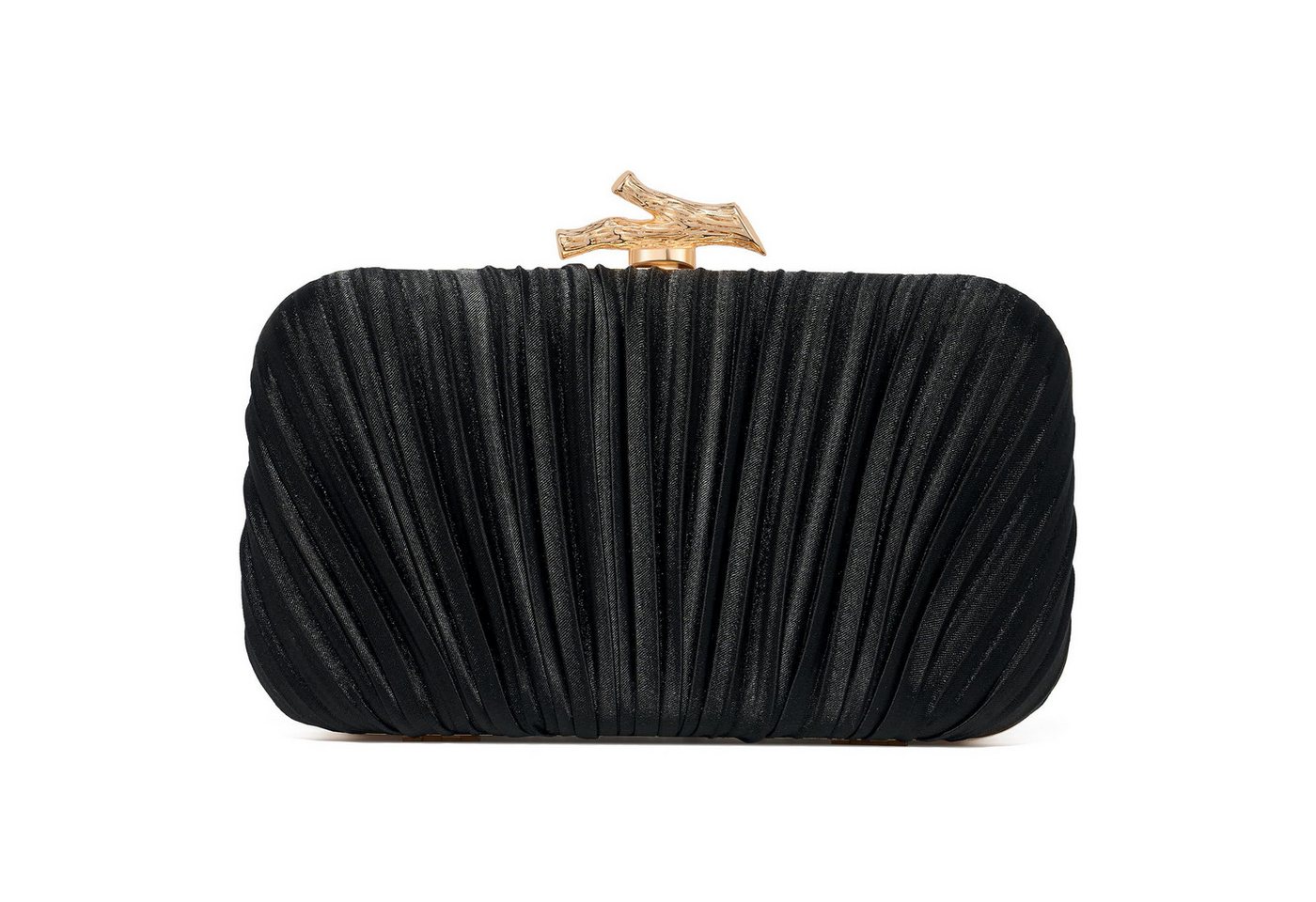 FOUORTUNATE-BEE Abendtasche Damen Abendtasche, Faltenhandtasche mit Kette, elegant & abnehmbar, Handtasche für Hochzeit Party, Satin Clutch, Schulter und Handtasche von FOUORTUNATE-BEE