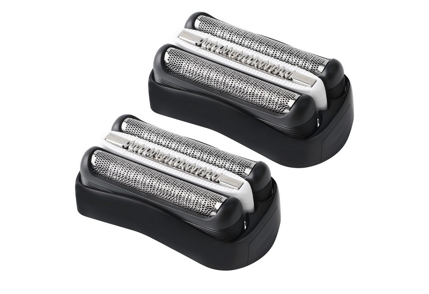 FOUORTUNATE-BEE Ersatzscherköpfe 2 Stück 32B Ersatzkopf für Braun Series 3 Elektrorasierer, Kompatibel mit Braun S3 310s, 3010s, 3040s, 3050cc, 3090cc, 2 St., Ersatzköpfe für die Männerpflege und Trockenanwendung von FOUORTUNATE-BEE