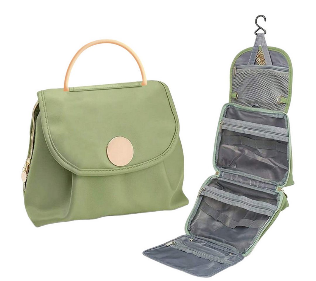 FOUORTUNATE-BEE Kulturbeutel Wasserdichte Waschtasche mit Haken Kosmetik & Toilettenartikel, Multifunktionale Kosmetiktasche Reise Aufbewahrung für Damen von FOUORTUNATE-BEE