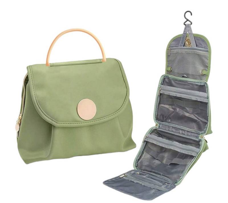 FOUORTUNATE-BEE Kulturbeutel Wasserdichte Waschtasche mit Haken Kosmetik & Toilettenartikel, Multifunktionale Kosmetiktasche Reise Aufbewahrung für Damen von FOUORTUNATE-BEE