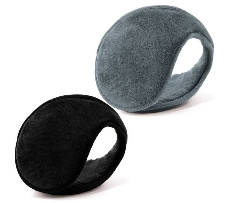 FOUORTUNATE-BEE Ohrenmütze 2er-Set Unisex-Ohrenschützer aus Fleece – Winterwarm (2-St) von FOUORTUNATE-BEE