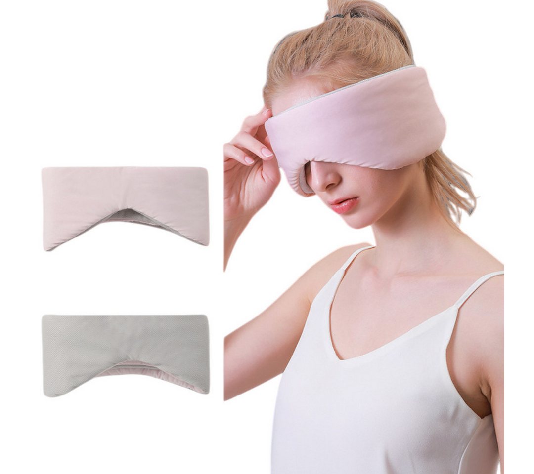 FOUORTUNATE-BEE Schlafmaske Weiche 4-Jahreszeiten-Schlafmaske mit Lichtblockierung, Zweiseitige Kühl- und Warm-Schlafmaske für Damen und Herren von FOUORTUNATE-BEE