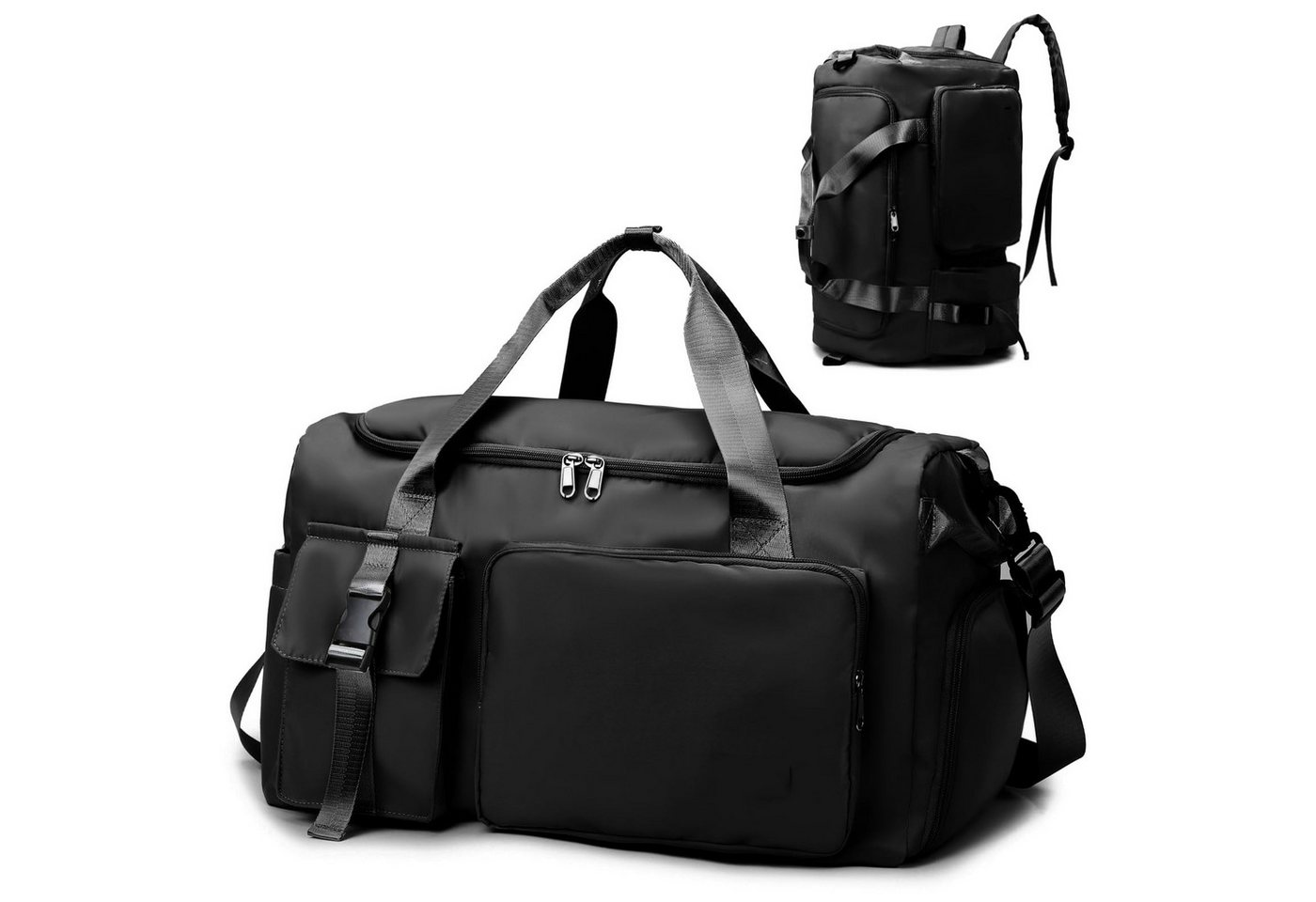 FOUORTUNATE-BEE Sporttasche Damen Herren 42L Reisetasche mit Schuhfach Nassfach Wasserdicht (Trainingstasche mit Rucksack Weekender Schwimmtasche, Fitnesstasche für Reisen, Fitness, Sport) von FOUORTUNATE-BEE