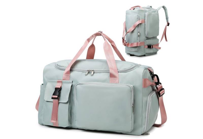 FOUORTUNATE-BEE Sporttasche Damen Herren 42L Reisetasche mit Schuhfach Nassfach Wasserdicht (Trainingstasche mit Rucksack Weekender Schwimmtasche, Fitnesstasche für Reisen, Fitness, Sport) von FOUORTUNATE-BEE