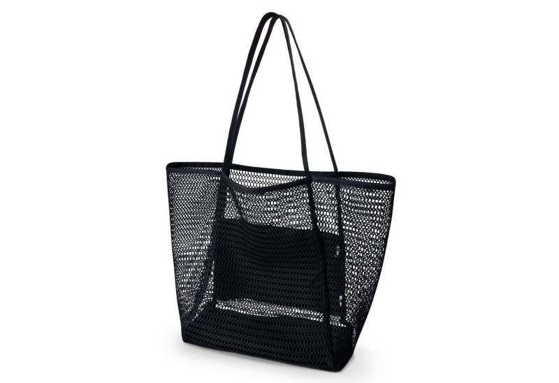 FOUORTUNATE-BEE XL-Strandtasche Große Strandtasche Damen Netz Reißverschluss Faltbar Leichte Mesh von FOUORTUNATE-BEE