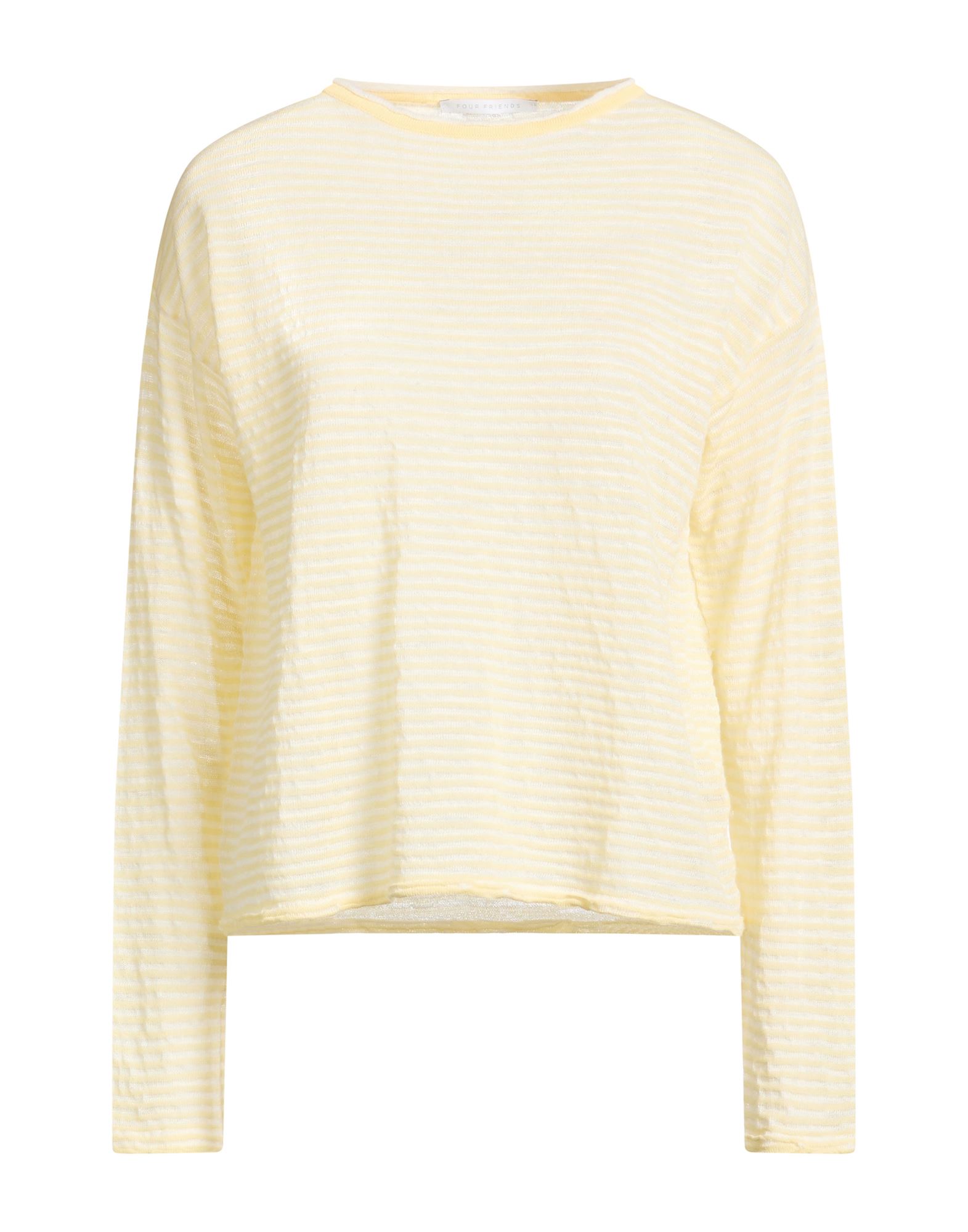 FOUR FRIENDS Pullover Damen Pastellgelb von FOUR FRIENDS