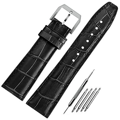 FOUUAAO Uhrenarmbänder für IWC Armband Echtes Leder Uhrenarmbänder 20mm 21mm 22mm Alligator Geprägte Ersatz Faltschließe Armbänder für IWC Portugieser für IWC Portofino Pilot'Watch Armband Original FOUUAAO Uhrenarmbänder für IWC Armband Echtes Leder Uhrenarmbänder 20mm 21mm 22mm Alligator Geprägte Ersatz Faltschließe Armbänder für IWC Portugieser für IWC Portofino Pilot'Watch Armband Original von FOUUAAO