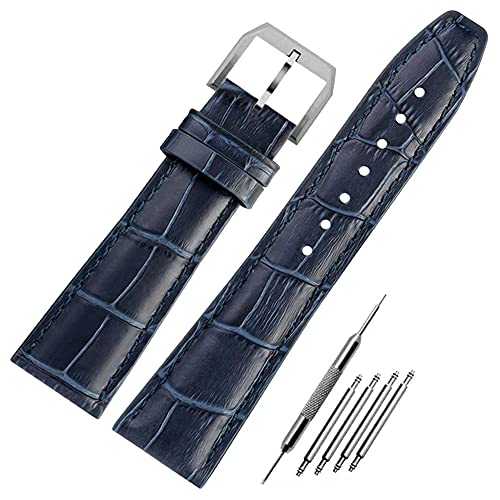 FOUUAAO Uhrenarmbänder für IWC Armband Echtes Leder Uhrenarmbänder 20mm 21mm 22mm Alligator Geprägte Ersatz Faltschließe Armbänder für IWC Portugieser für IWC Portofino Pilot'Watch Armband Original FOUUAAO Uhrenarmbänder für IWC Armband Echtes Leder Uhrenarmbänder 20mm 21mm 22mm Alligator Geprägte Ersatz Faltschließe Armbänder für IWC Portugieser für IWC Portofino Pilot'Watch Armband Original von FOUUAAO