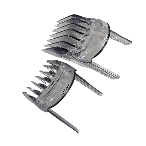 Kompatibel Mit Philips, HC5610 HC5630 HC5632 HC5690 HC5691 HC7650 (3–15 Mm, 16–28 Mm) Kamm, Haarschneider, Haarschneidekamm, Ersatz For Den Elektrischen Rasierkopf(2pcs) von FOUZELOD
