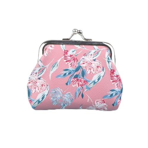 FOVAOK 1 x Damen-Geldbörse, niedliches Eulenmuster, bedruckt, Haspe, kleine Geldbörse, niedliche Münzgeldbörse, 1 Stück - 05, Einheitsgröße von FOVAOK