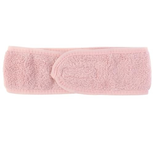 FOVAOK Breiter Haarreif für Damen, verstellbar, weiches Handtuch, Haar-Accessoires, Yoga, Spa, Bad, Dusche, Make-up, Gesichtswäsche, Kosmetik-Stirnband (B) von FOVAOK