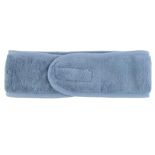 FOVAOK Breiter Haarreif für Damen, verstellbar, weiches Handtuch, Haar-Accessoires, Yoga, Spa, Bad, Dusche, Make-up, Gesichtswäsche, Kosmetik-Stirnband (F) von FOVAOK