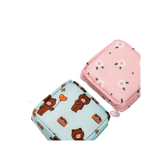 Kleine Kosmetiktasche für Damen, für Lippenstift, Make-up, Kosmetikerin, Damenbinden, Aufbewahrungstasche für den täglichen Bedarf, nude, Einheitsgröße Kleine Kosmetiktasche für Damen, für Lippenstift, Make-up, Kosmetikerin, Damenbinden, Aufbewahrungstasche für den täglichen Bedarf, nude, Einheitsgröße von FOVAOK
