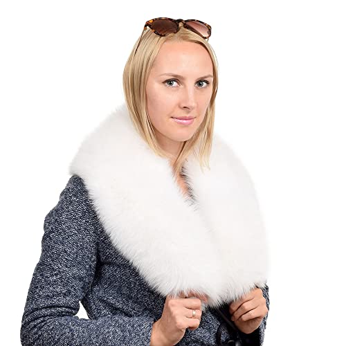 FOX FASHION Pelzkragen aus Fuchsfell Echtfell Kragen Pelz Stola Fell Fuchs Fell Fellkragen Echtpelz Fuchskragen Winter von FOX FASHION