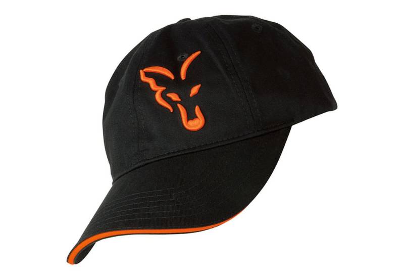 FOX International Baseball Cap Fox Black / Orange Baseball Cap - Anglercap von FOX International